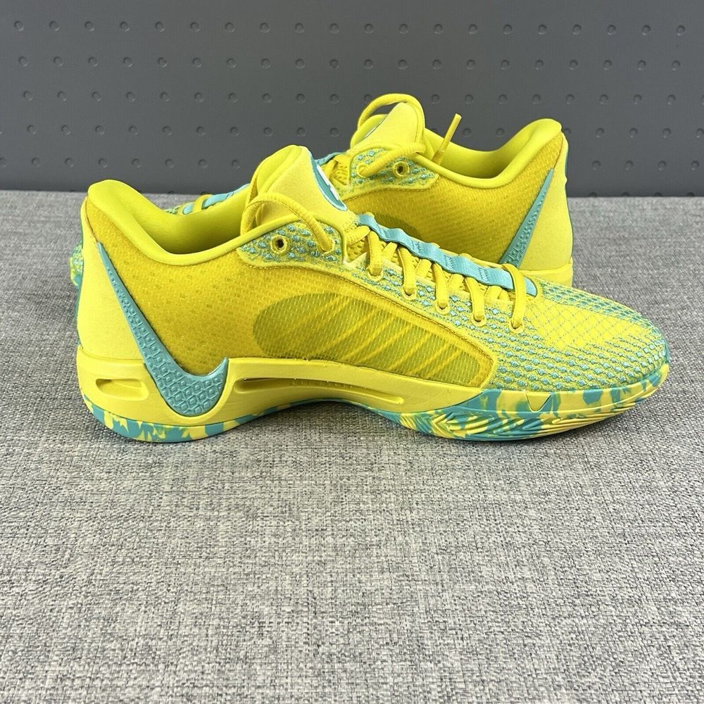 Nike Sabrina 1 By You Yellow Teal New Sneakers FJ4036-900 Mens 9.5 / WMNS 11 - Picture 6 of 11